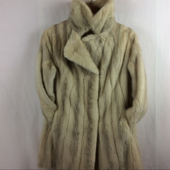 Vintage fur mink coat super fun coat very warm